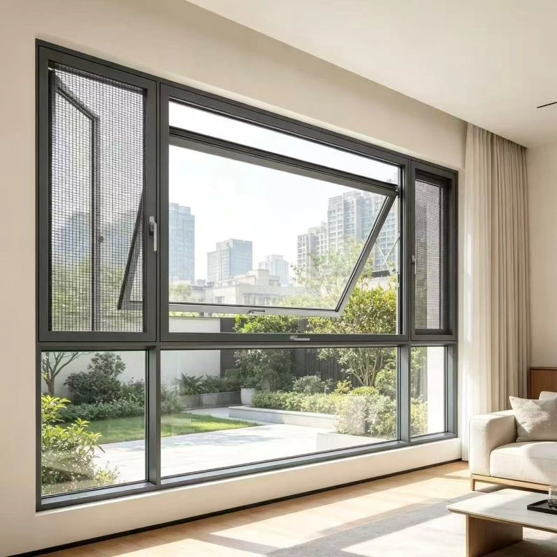 Thermal break aluminum Screen Casement Window